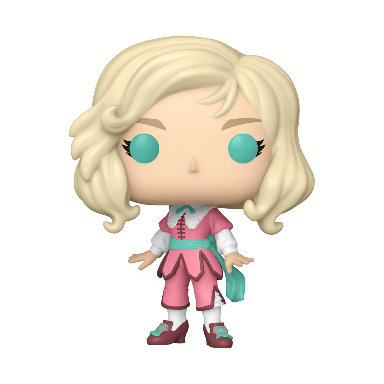Funko POP! Castlevania: Nocturne #1688 Maria Exclusivo na embalagem original, destacando a figura de Maria com detalhes autênticos, visíveis através de uma janela de plástico transparente.
