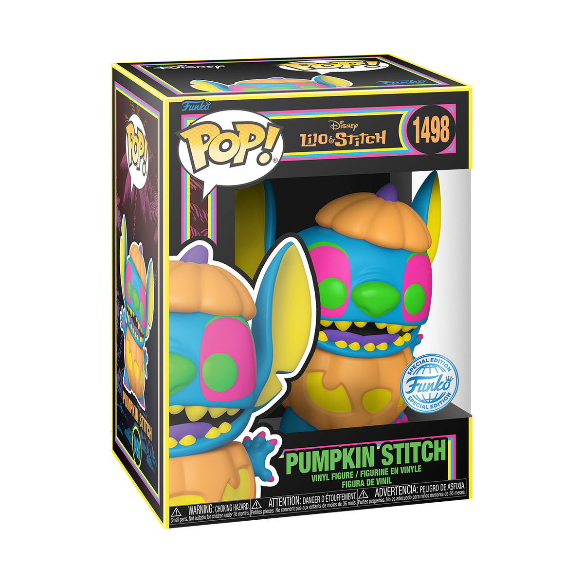 Funko POP! Disney Lilo & Stitch #1498 Pumpkin Stitch Exclusivo