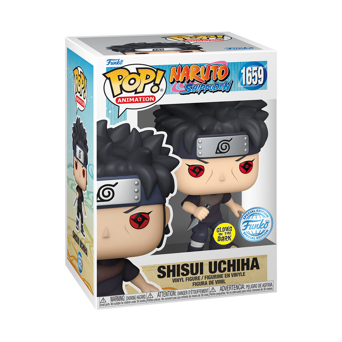 Funko POP! Naruto Shippuden #1659 Shisui Uchiha GITD Exclusivo