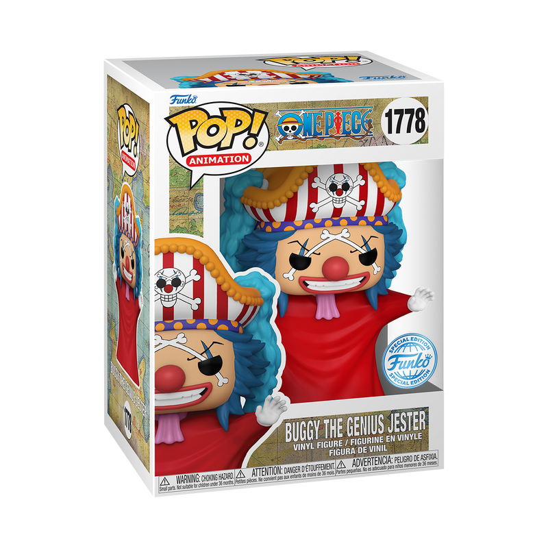 Funko POP! One Piece #1778 Buggy The Genius Jester Exclusivo
