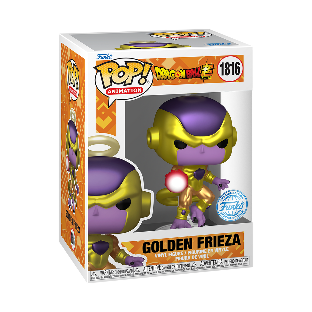 Funko POP! Dragon Ball Super #1816 Golden Frieza Exclusivo