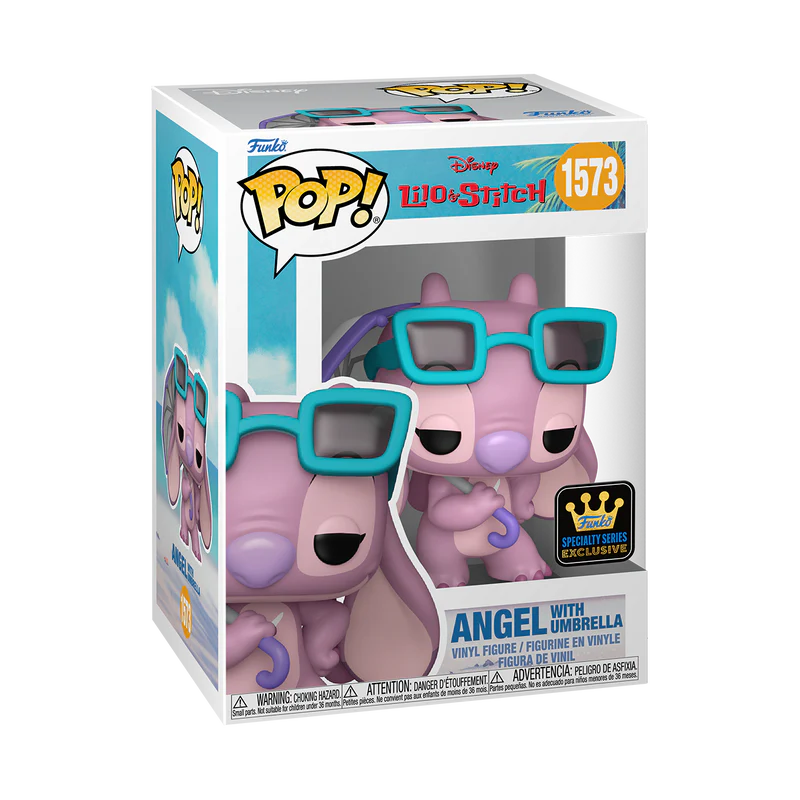 Funko POP! Disney Lilo & Stitch #1573 Angel with Umbrella Exclusivo