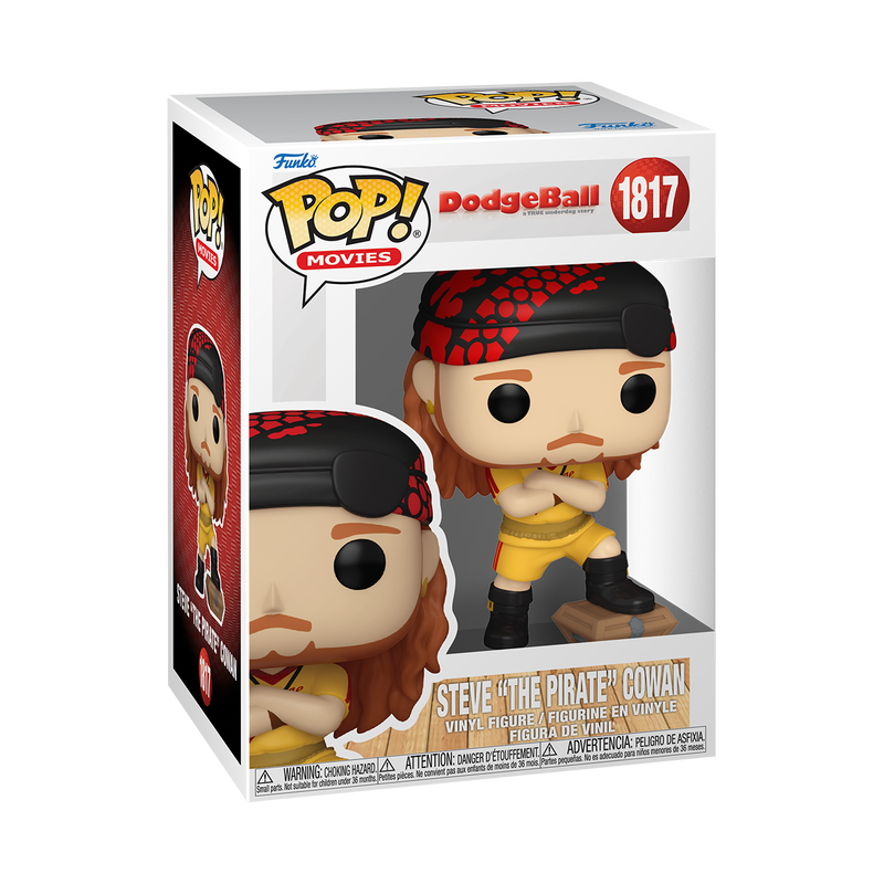 [PRÉ-RESERVA] Funko POP! Dodgeball #1817 Steve "The Pirate" Cowan