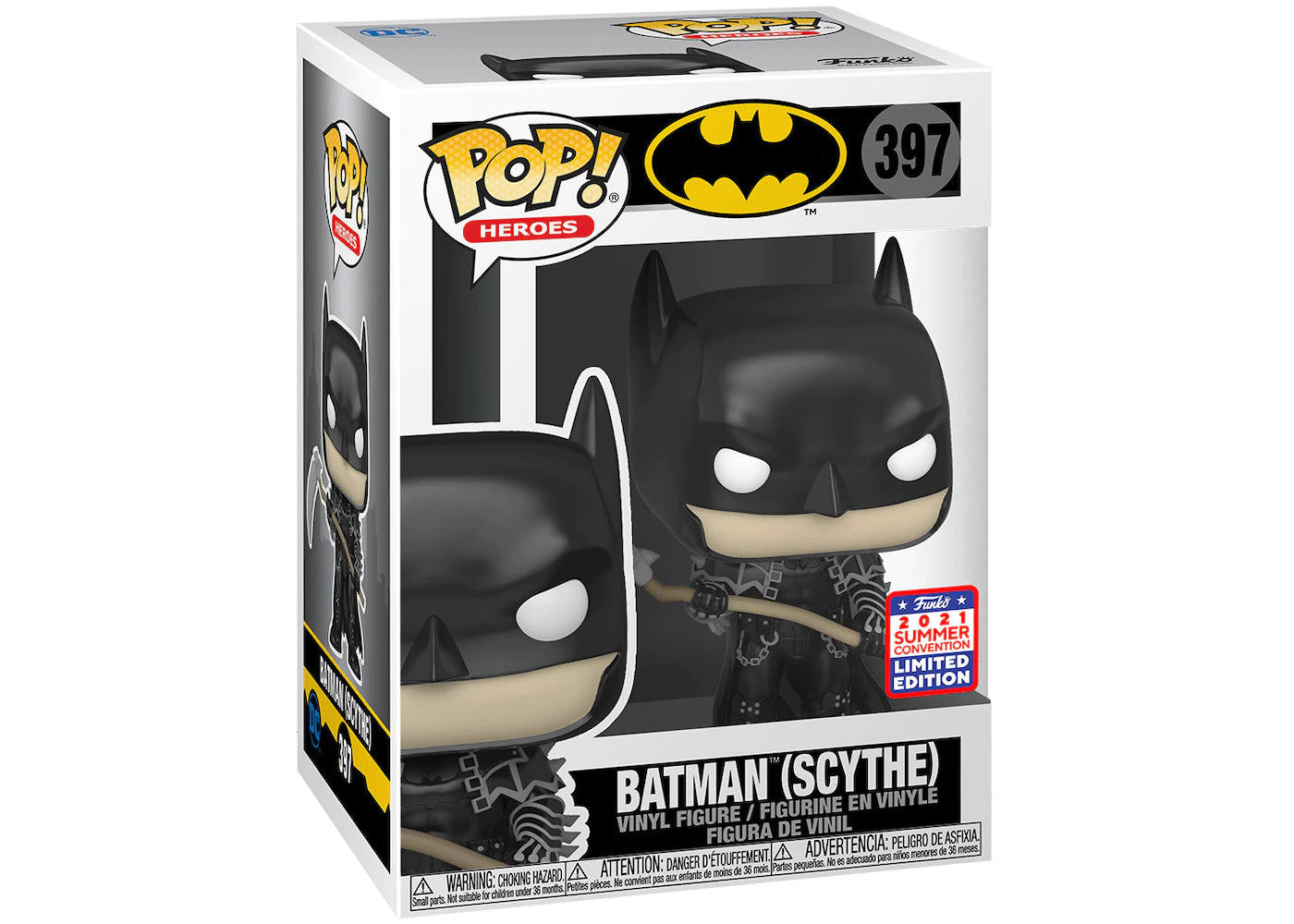 Funko POP! DC #397 Batman (Scythe) Funkon 2021 Exclusivo