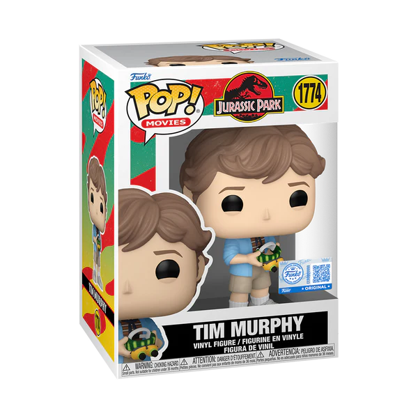 Funko POP! Jurassic Park #1774 Tim Murphy Exclusivo