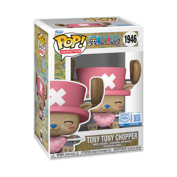 Funko POP! One Piece #1946 Tony Tony Chopper (with Cotton Candy) Exclusivo