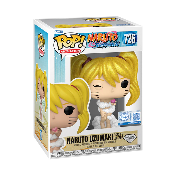Funko POP! Naruto: Shippuden #729 Naruto Uzumaki Sexy Jutsu (Diamond) Exclusivo