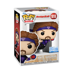 [PRÉ-RESERVA] Funko POP! Dodgeball #1818 White Goodman (Jumping) Exclusivo
