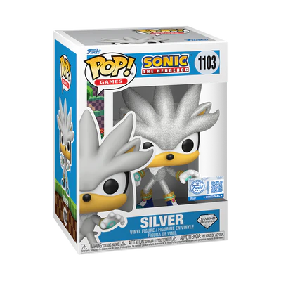 Funko POP! Sonic The Hedgehog #1103 Silver (Diamond) Exclusivo