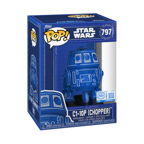 Funko POP! Star Wars #797 Chopper (Blueprint) Exclusivo