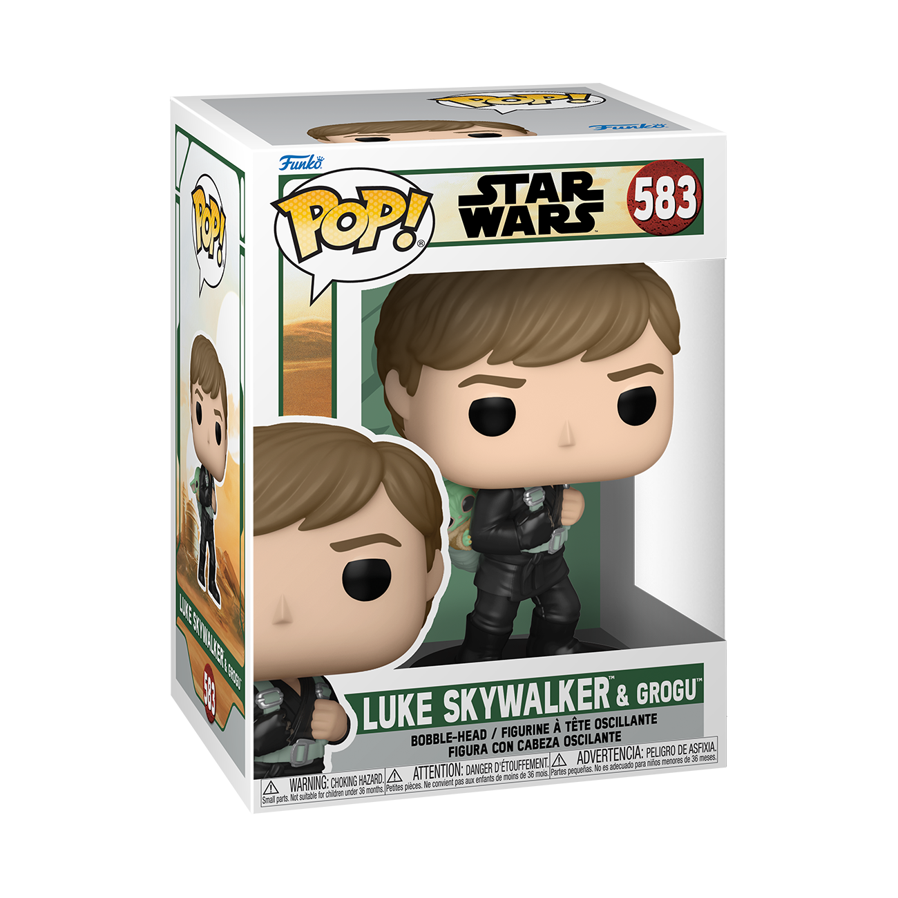 Funko POP! Star Wars Book of Boba Fett #583 Luke Skywalker & Grogu
