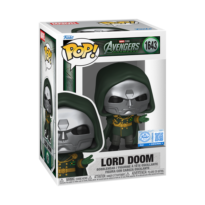 [PRÉ-RESERVA] Funko POP! Avengers: Doomsday #1643 Lord Doom (Doomsday) Exclusivo