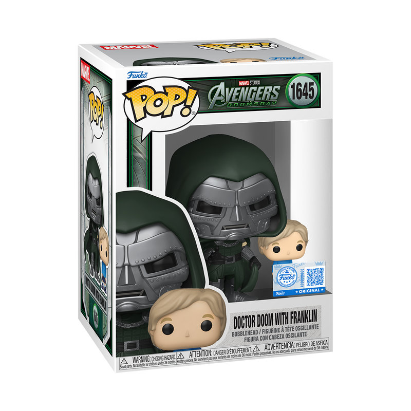 [PRÉ-RESERVA] Funko POP! Avengers: Doomsday #1645 Doctor Doom with Franklin (Doomsday) Exclusivo