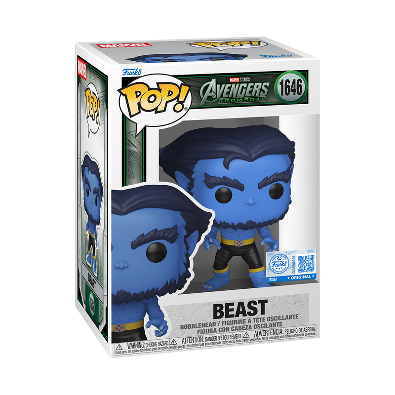 [PRÉ-RESERVA] Funko POP! Avengers: Doomsday #1646 Beast (Doomsday) Exclusivo