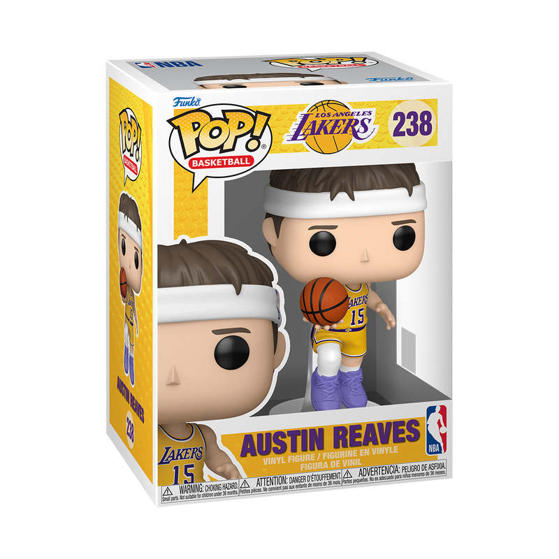 [PRÉ-RESERVA] Funko POP! Los Angeles Lakers #238 Austin Reaves (Yellow Icon Edition Jersey)