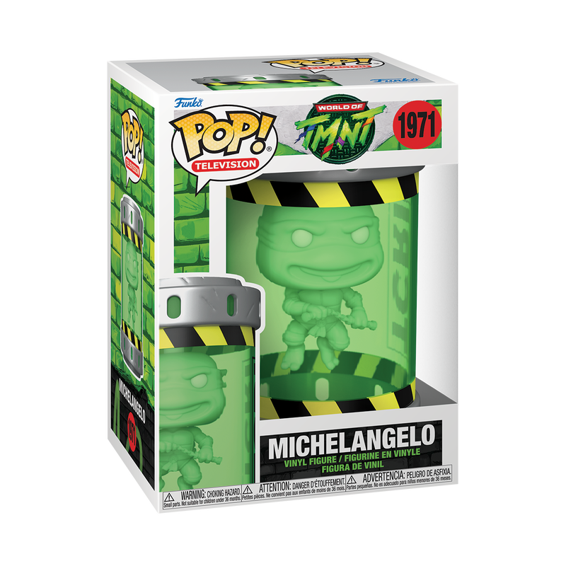 [PRÉ-RESERVA] Funko POP! Teenage Mutant Ninja Turtles #1971 Michelangelo (Ooze Canister)