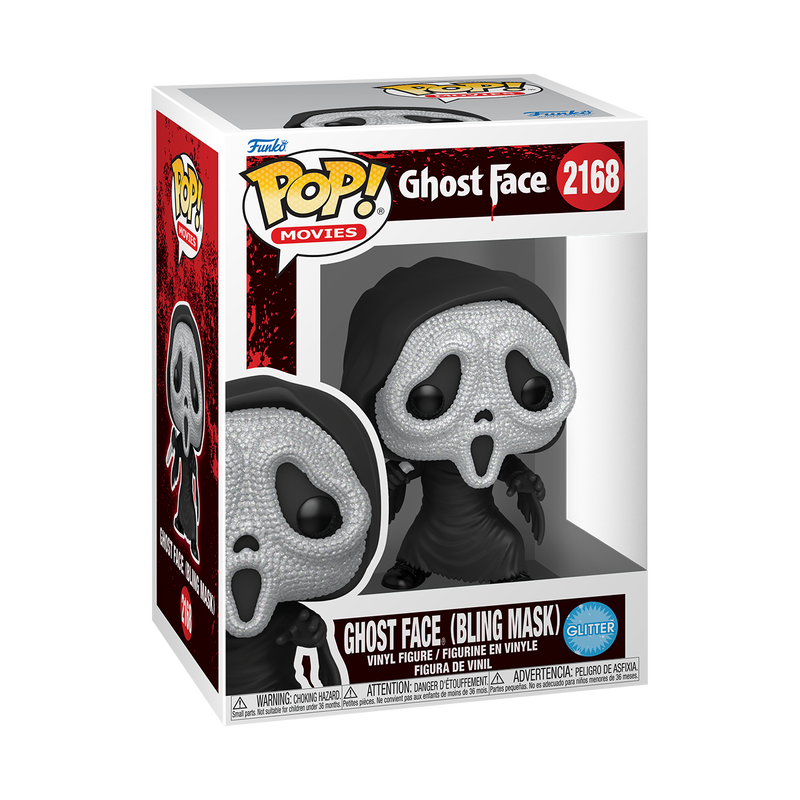 [PRÉ-RESERVA] Funko POP! Scream #2168 Ghost Face (Bling Mask) (Glitter)