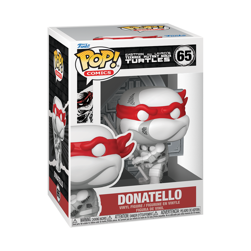 [PRÉ-RESERVA] Funko POP! Teenage Mutant Ninja Turtles #65 Donatello (Battle Damaged) (Comic Deco)