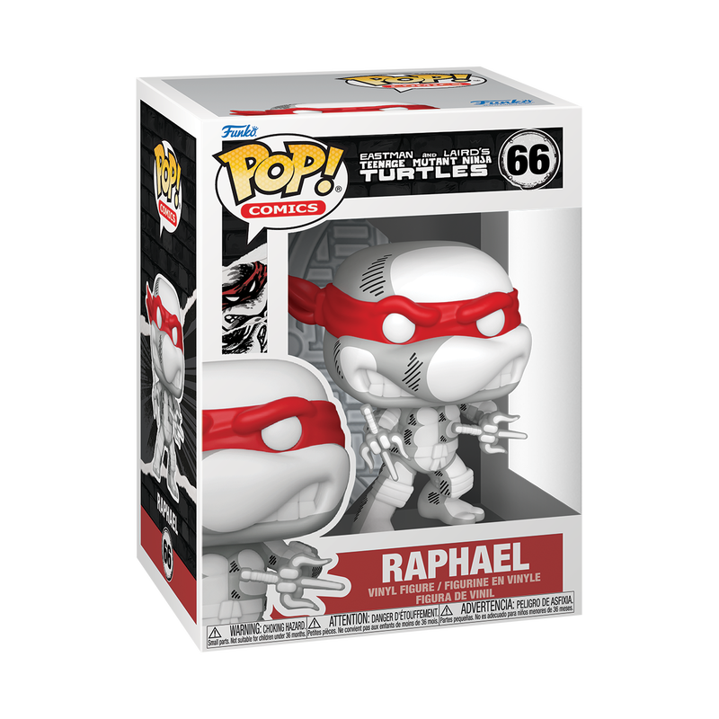 [PRÉ-RESERVA] Funko POP! Teenage Mutant Ninja Turtles #66 Raphael (Battle Damaged) (Comic Deco)