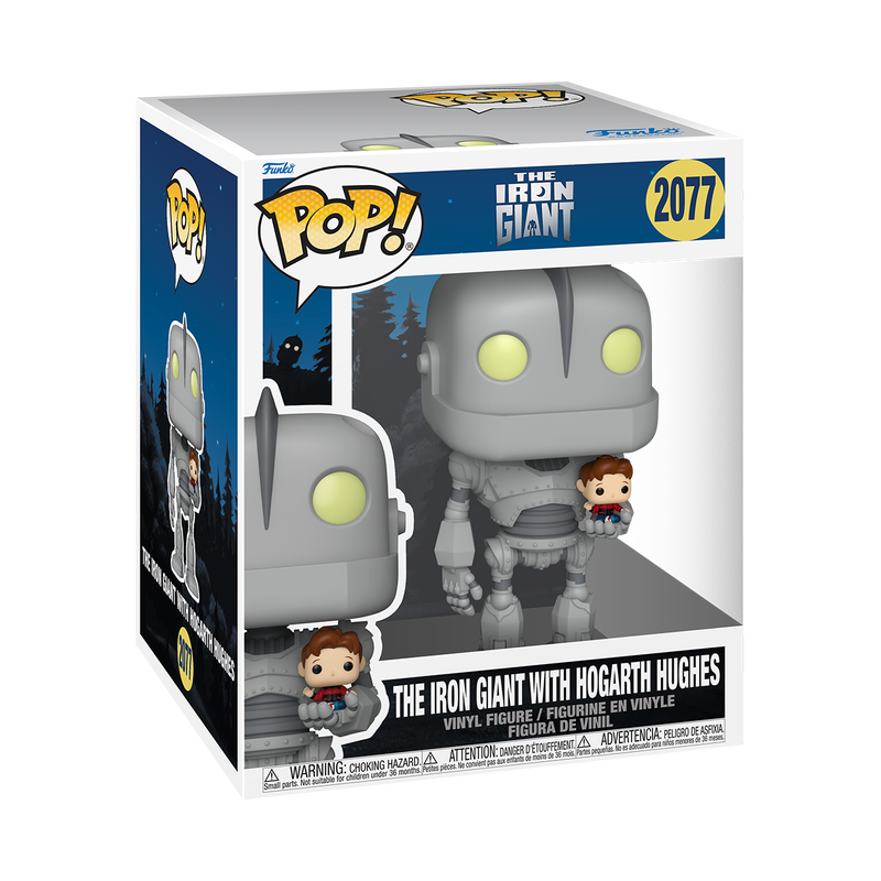 [PRÉ-RESERVA] Funko POP! Super The Iron Giant #2077 The Iron Giant with Hogarth Hughes