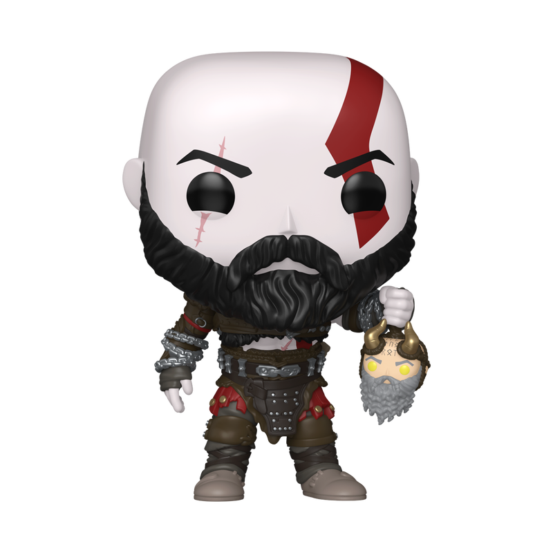[PRÉ-RESERVA] Funko POP! God of War Ragnarök #1340 Kratos with Mimir’s Head (God of War Ragnarök)