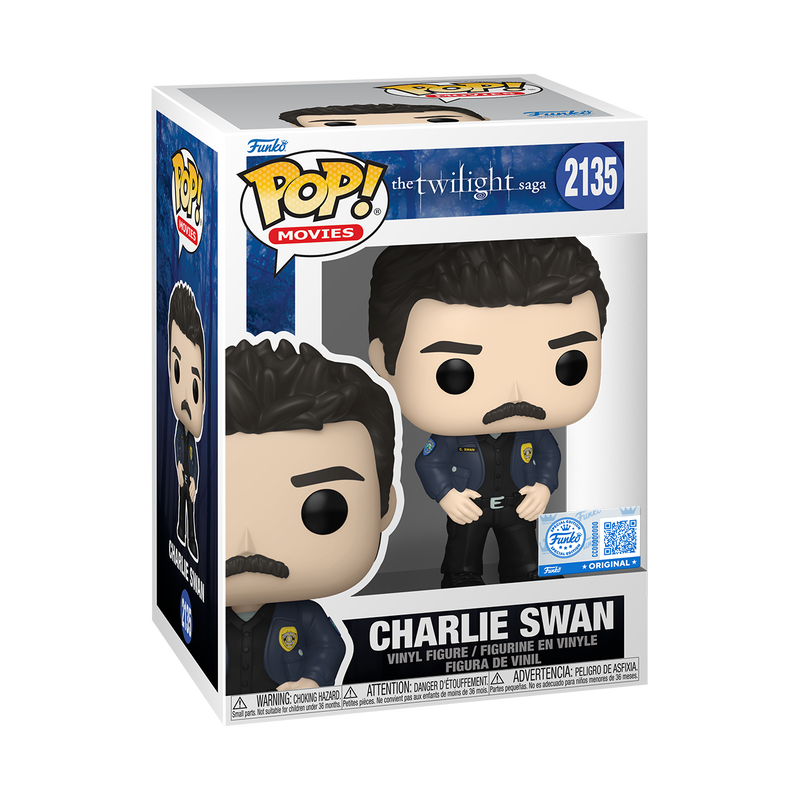 [PRÉ-RESERVA] Funko POP! The Twilight Saga #2135 Charlie Swan Exclusivo