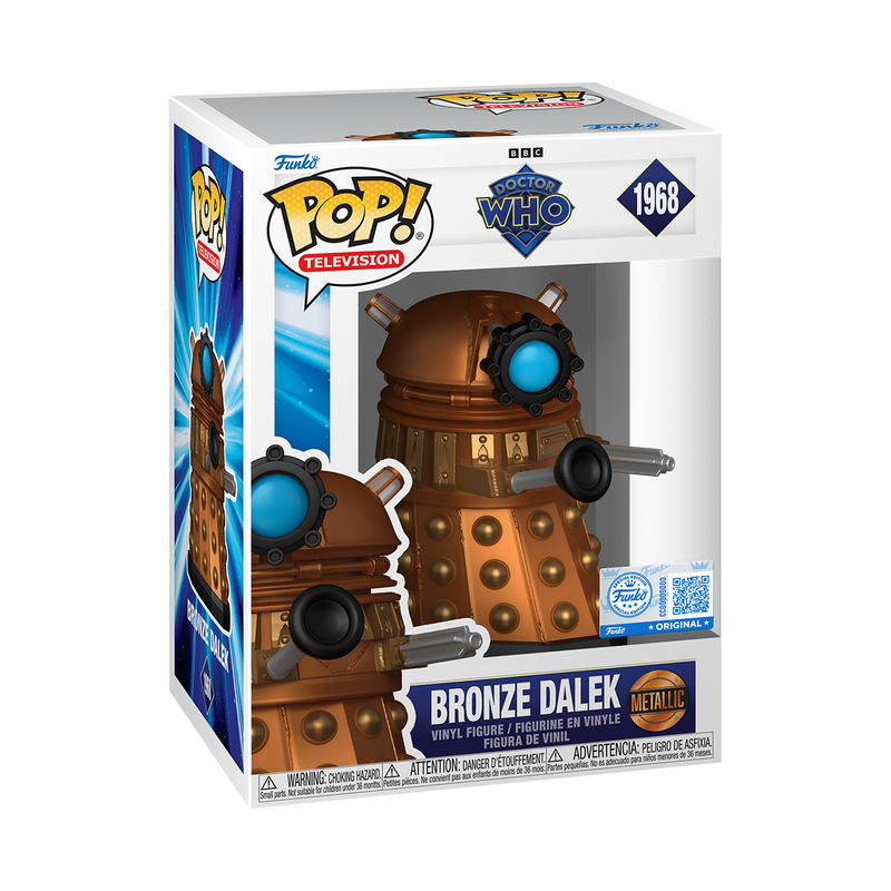 [PRÉ-RESERVA] Funko POP! Doctor Who #1968 Bronze Dalek (Metallic) Exclusivo