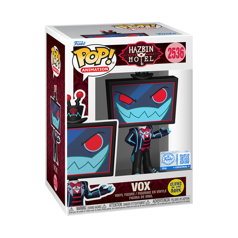 [PRÉ-RESERVA] Funko POP! Hazbin Hotel #2536 Vox (Glow) Exclusivo