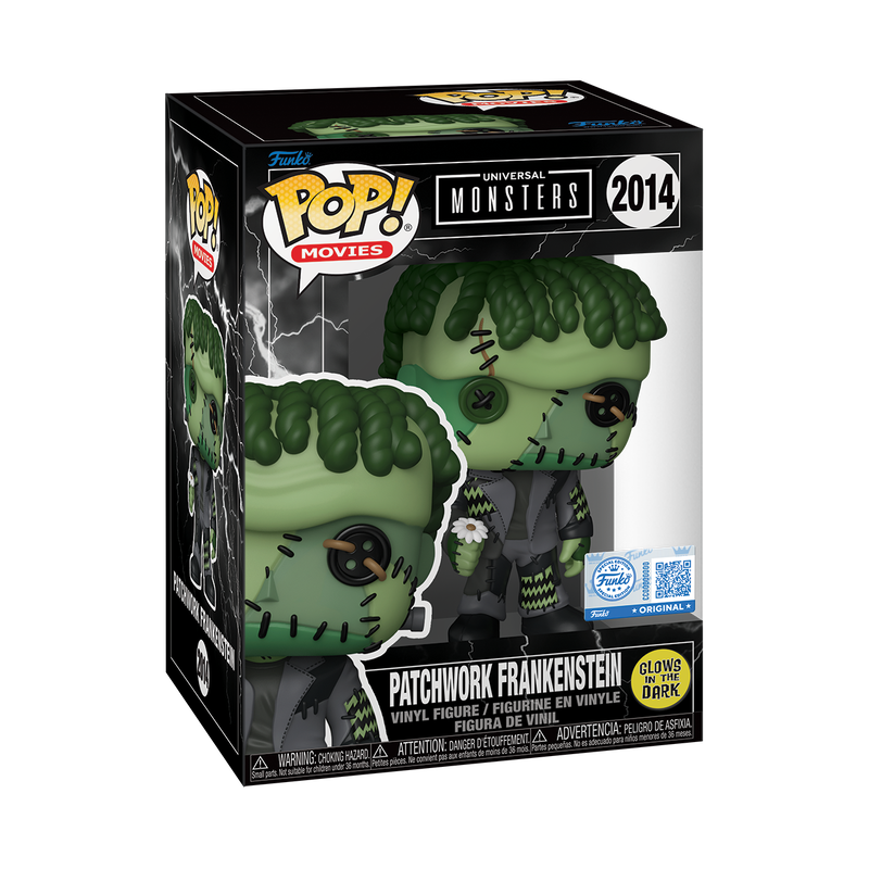 [PRÉ-RESERVA] Funko POP! Universal Monsters #2014 Patchwork Frankenstein (Glow) Exclusivo