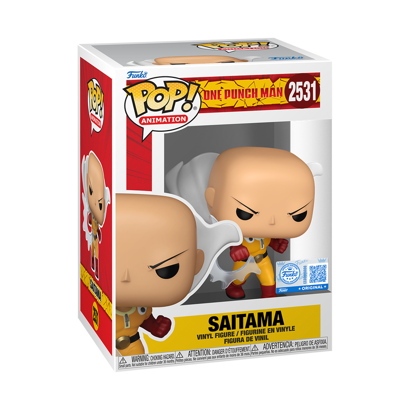 [PRÉ-RESERVA] Funko POP! One-Punch Man #2531 Saitama (Punching) Exclusivo