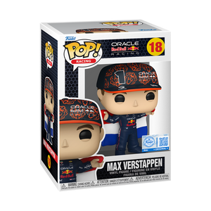 [PRÉ-RESERVA] Funko POP! Oracle Red Bull Racing #18 Max Verstappen with Dutch Flag Exclusivo