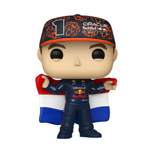 [PRÉ-RESERVA] Funko POP! Oracle Red Bull Racing #18 Max Verstappen with Dutch Flag Exclusivo