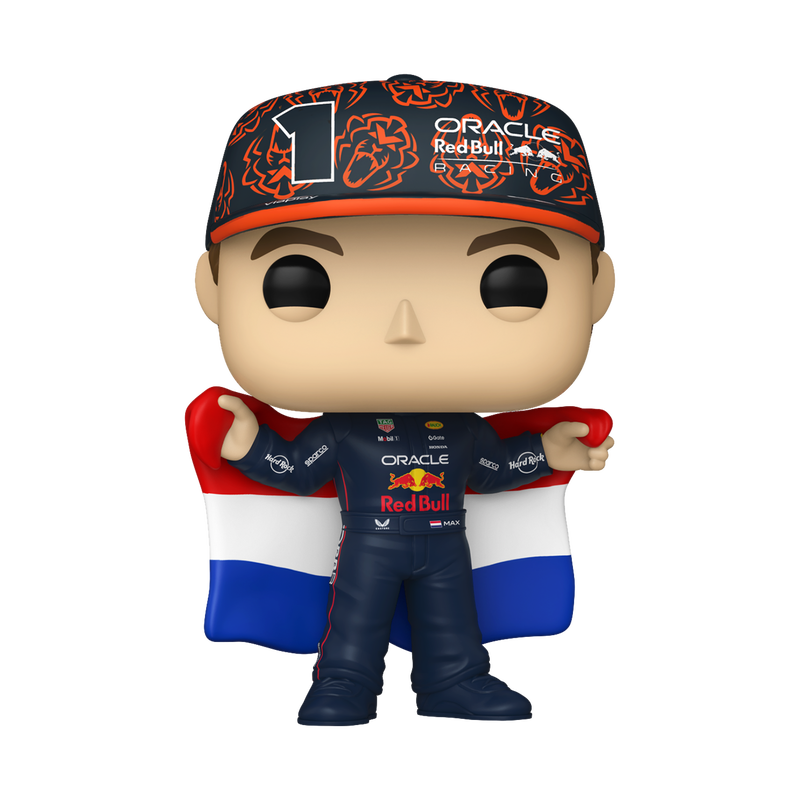 [PRÉ-RESERVA] Funko POP! Oracle Red Bull Racing #18 Max Verstappen with Dutch Flag Exclusivo