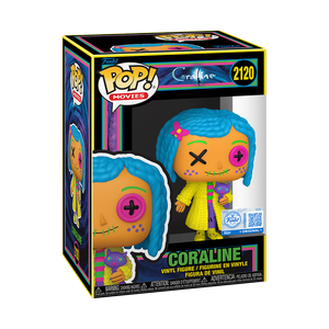 [PRÉ-RESERVA] Funko POP! Coraline #2120 Coraline (Patchwork) (Blacklight) Exclusivo