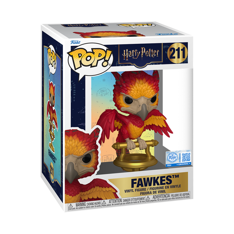 [PRÉ-RESERVA] Funko POP! Harry Potter #211 Premium Fawkes Exclusivo