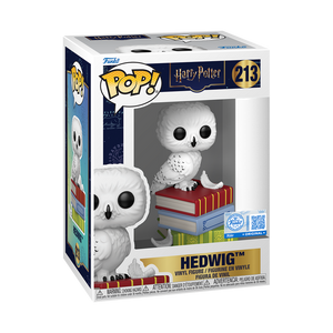[PRÉ-RESERVA] Funko POP! Harry Potter #213 Hedwig on Books Exclusivo