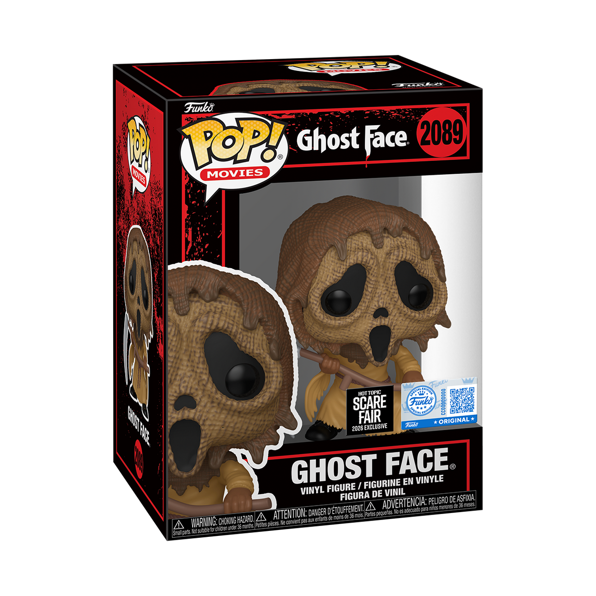 Funko POP! Scream #2089 Ghost Face (Scarecrow Mask) Exclusivo - Caixa