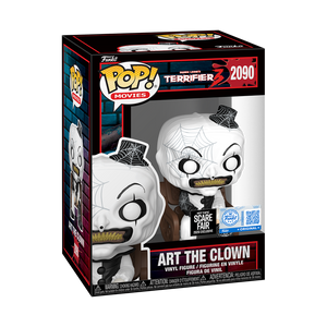 [PRÉ-RESERVA] Funko POP! Terrifier #2090 Art the Clown on Rocking Chair Exclusivo