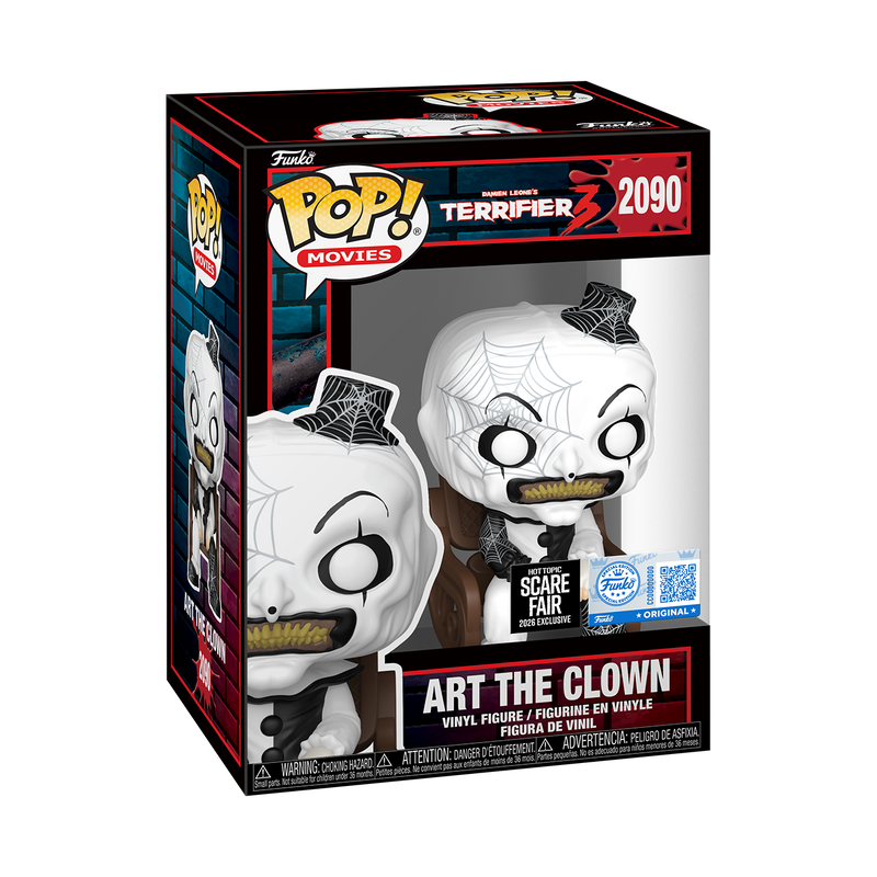[PRÉ-RESERVA] Funko POP! Terrifier #2090 Art the Clown on Rocking Chair Exclusivo