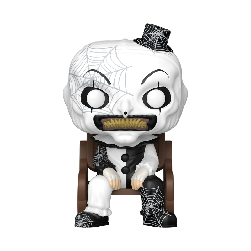 [PRÉ-RESERVA] Funko POP! Terrifier #2090 Art the Clown on Rocking Chair Exclusivo