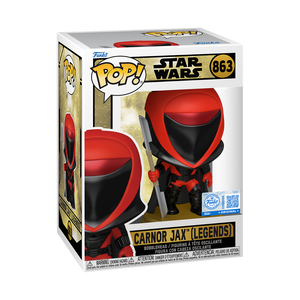 [PRÉ-RESERVA] Funko POP! Star Wars #863 Carnor Jax (Legends) Exclusivo