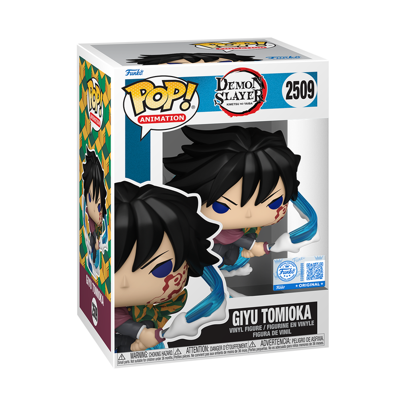[PRÉ-RESERVA] Funko POP! Demon Slayer #2509 Giyu Tomioka (Water Breathing) Exclusivo
