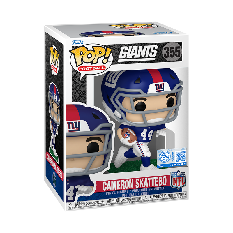 [PRÉ-RESERVA] Funko POP! New York Giants #355 Cameron Skattebo Exclusivo