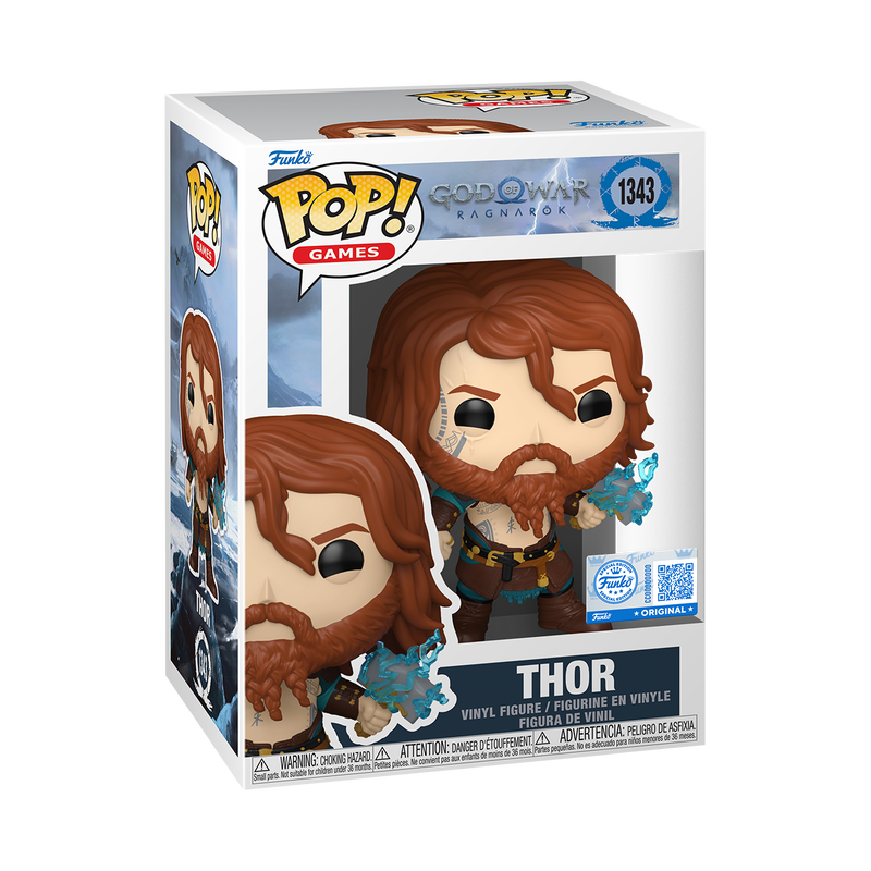 [PRÉ-RESERVA] Funko POP! God of War Ragnarök #1343 Thor (God of War Ragnarök) Exclusivo