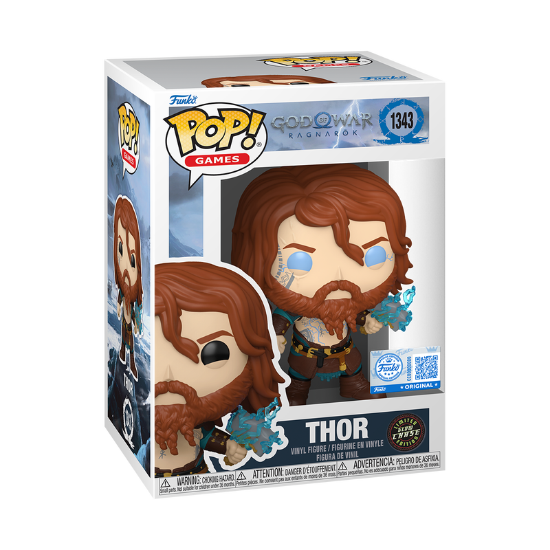 [PRÉ-RESERVA] Funko POP! God of War Ragnarök #1343 Thor (God of War Ragnarök) Exclusivo