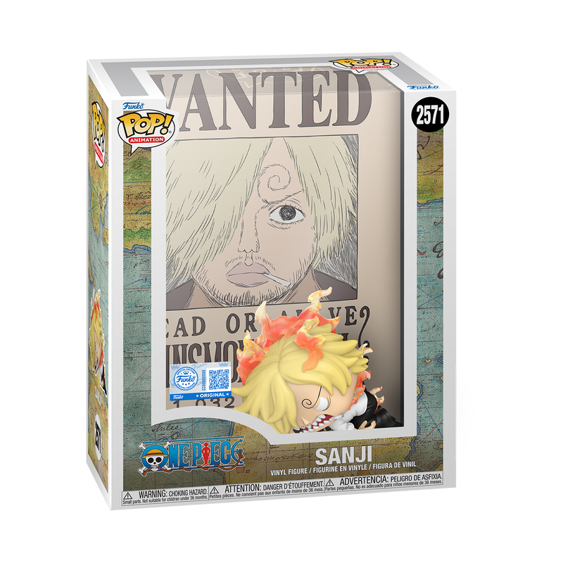 [PRÉ-RESERVA] Funko POP! Art Covers One Piece #2571 Sanji (Wanted) Exclusivo
