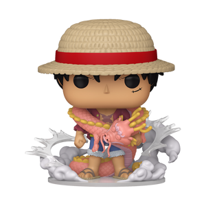 [PRÉ-RESERVA] Funko POP! One Piece #2573 Premium Monkey D. Luffy with Momonosuke Exclusivo