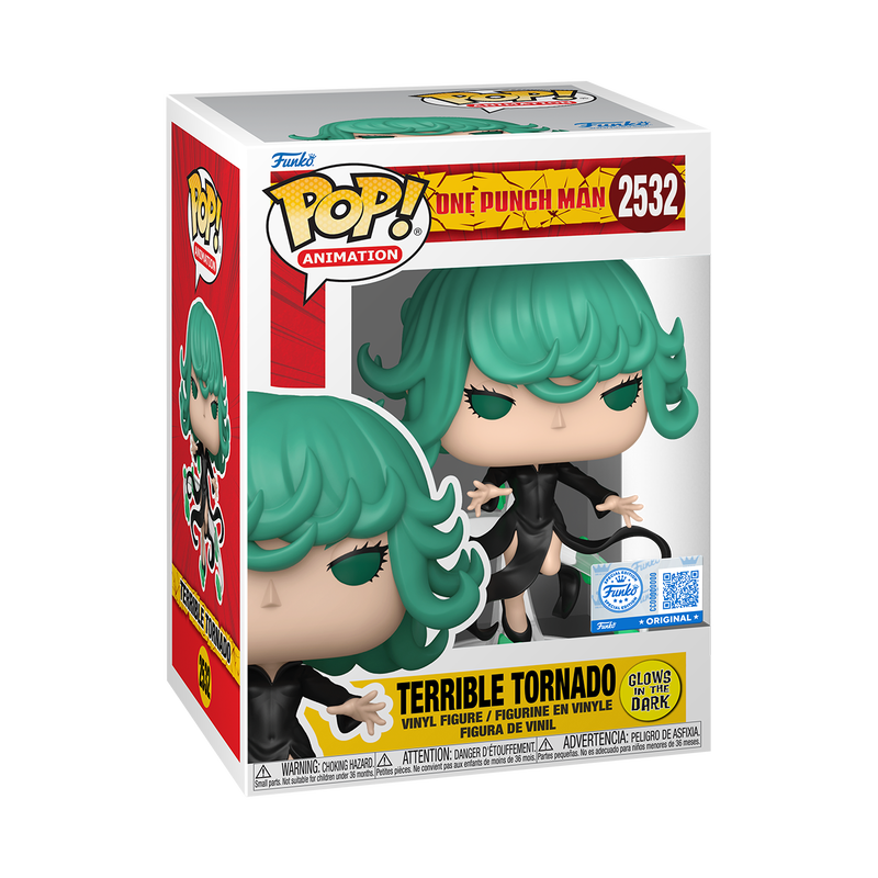 [PRÉ-RESERVA] Funko POP! One-Punch Man #2532 Terrible Tornado (Glow) Exclusivo