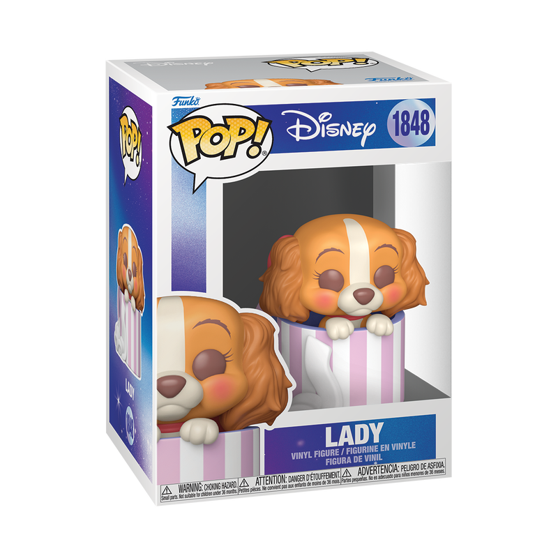 [PRÉ-RESERVA] Funko POP! Lady and the Tramp #1848 Lady with Hat Box