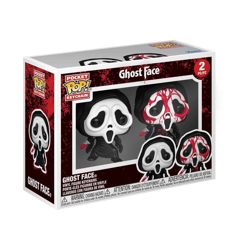 [PRÉ-RESERVA] Funko POP! Keychain Scream # Ghost Face 2-Pack